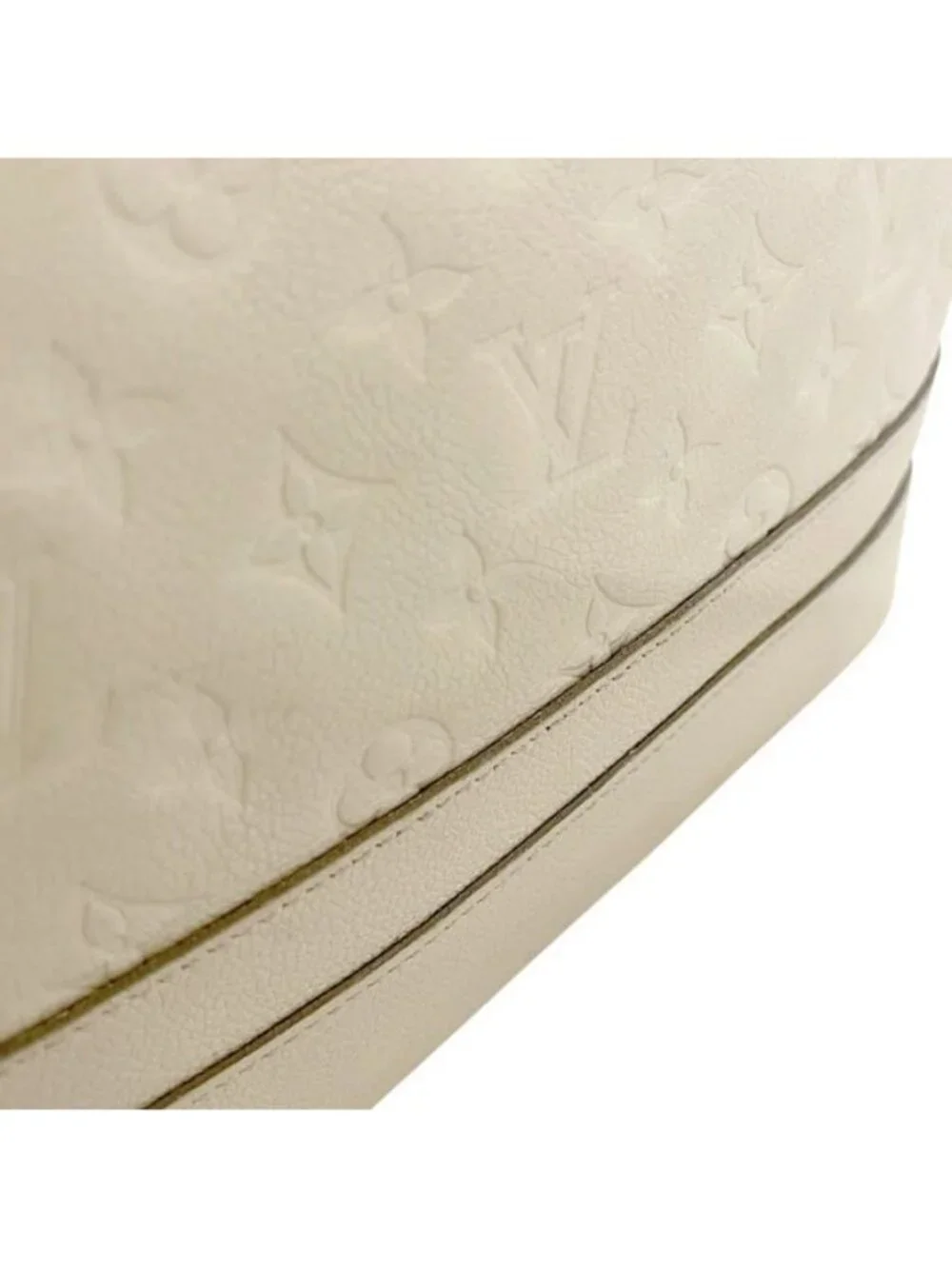 Louis Vuitton Tote Citadines PM Monogram Empreinte Leather Neige Beige